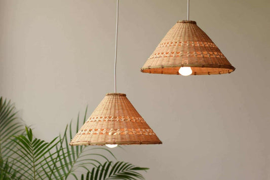 Japon pendant lamp Woven Hanging Pendant Light, Natural/Bamboo Pendant Light for Home restaurants and offices