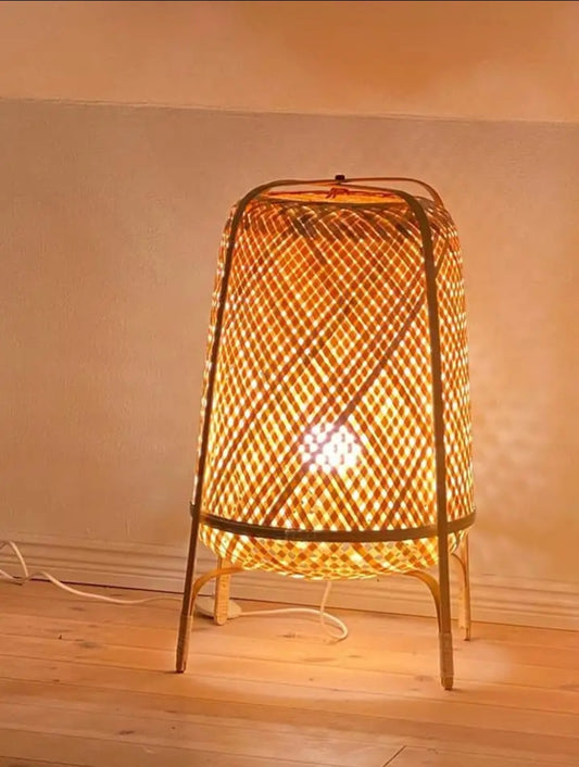 Miracle floor Bamboo lamp Woven floor Light, Natural/Bamboo floor Light for Home restaurants and offices