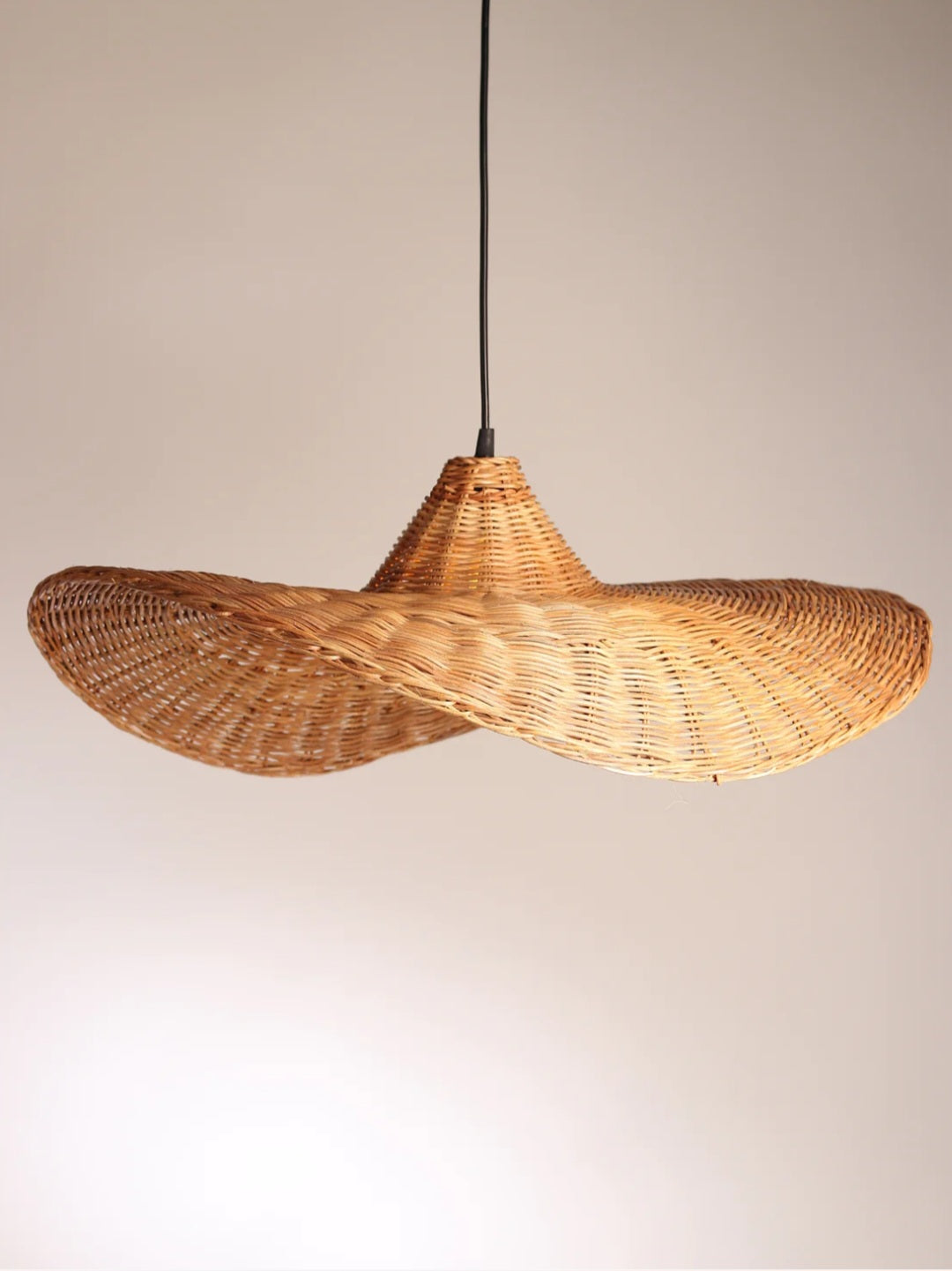 Umbrella- Bamboo lamp/Woven Hanging Pendant Light, Natural/Bamboo Pendant Light for Home restaurants and offices