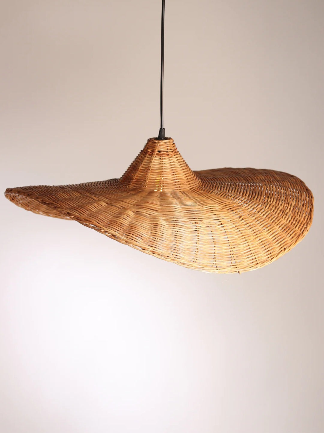 Umbrella- Bamboo lamp/Woven Hanging Pendant Light, Natural/Bamboo Pendant Light for Home restaurants and offices