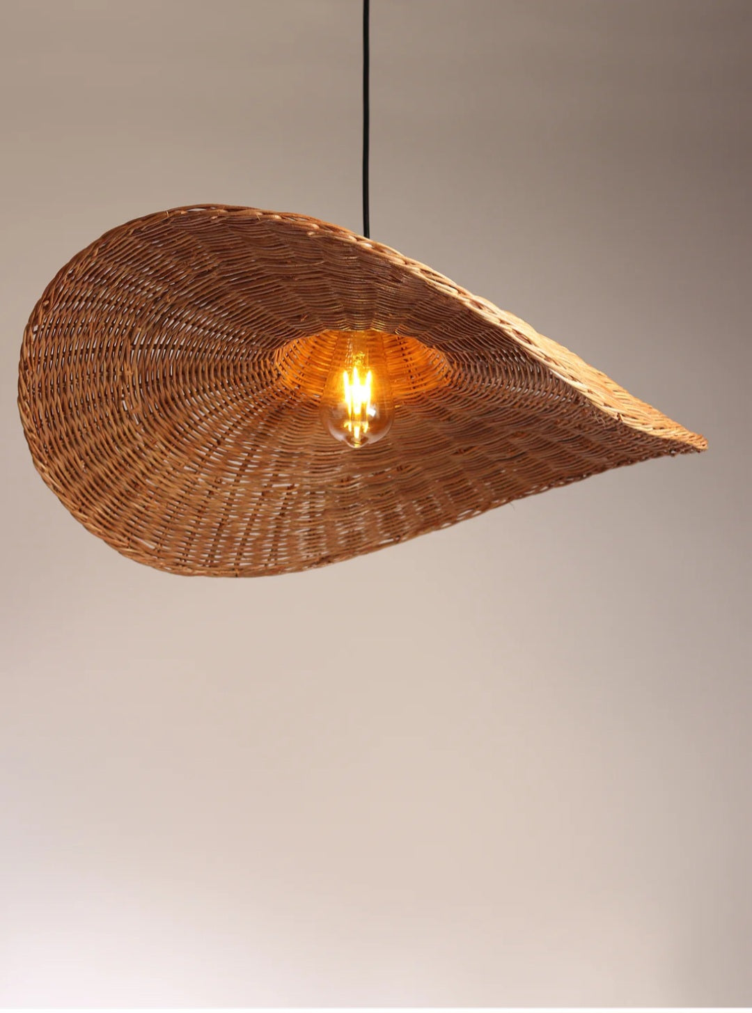 Umbrella- Bamboo lamp/Woven Hanging Pendant Light, Natural/Bamboo Pendant Light for Home restaurants and offices