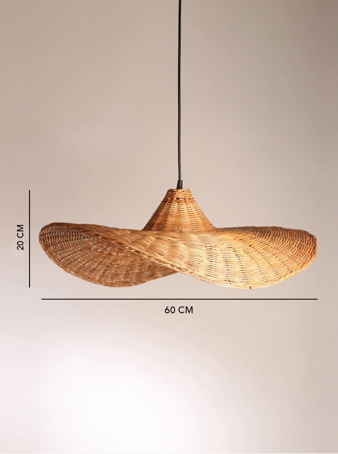 Umbrella- Bamboo lamp/Woven Hanging Pendant Light, Natural/Bamboo Pendant Light for Home restaurants and offices