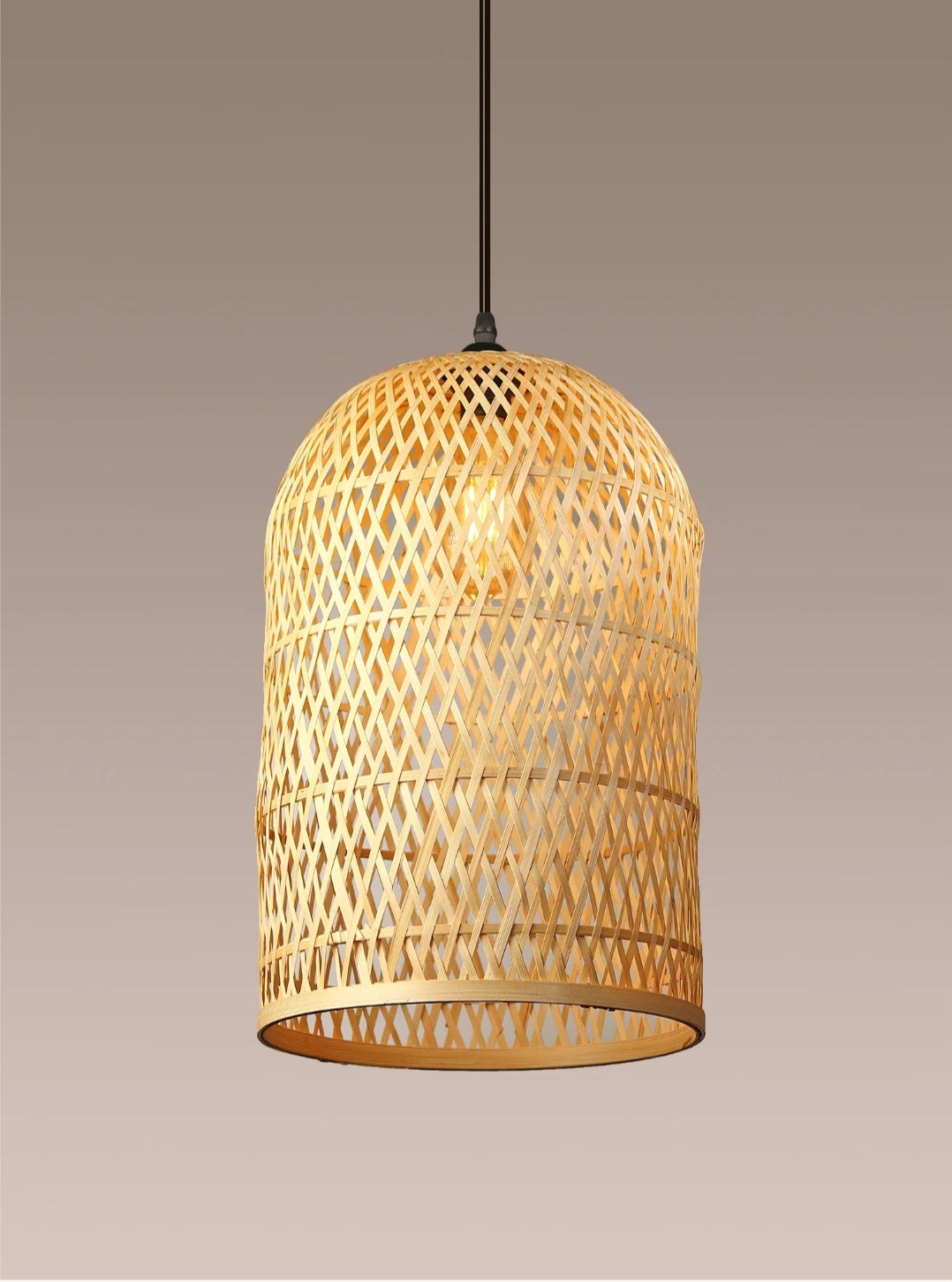 Baby bird nest-Bamboo lamp ,Woven Hanging Pendant Light, Natural/Bamboo Pendant Light for Home restaurants and offices