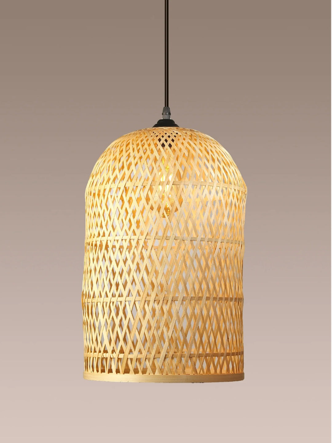 Baby bird nest-Bamboo lamp ,Woven Hanging Pendant Light, Natural/Bamboo Pendant Light for Home restaurants and offices