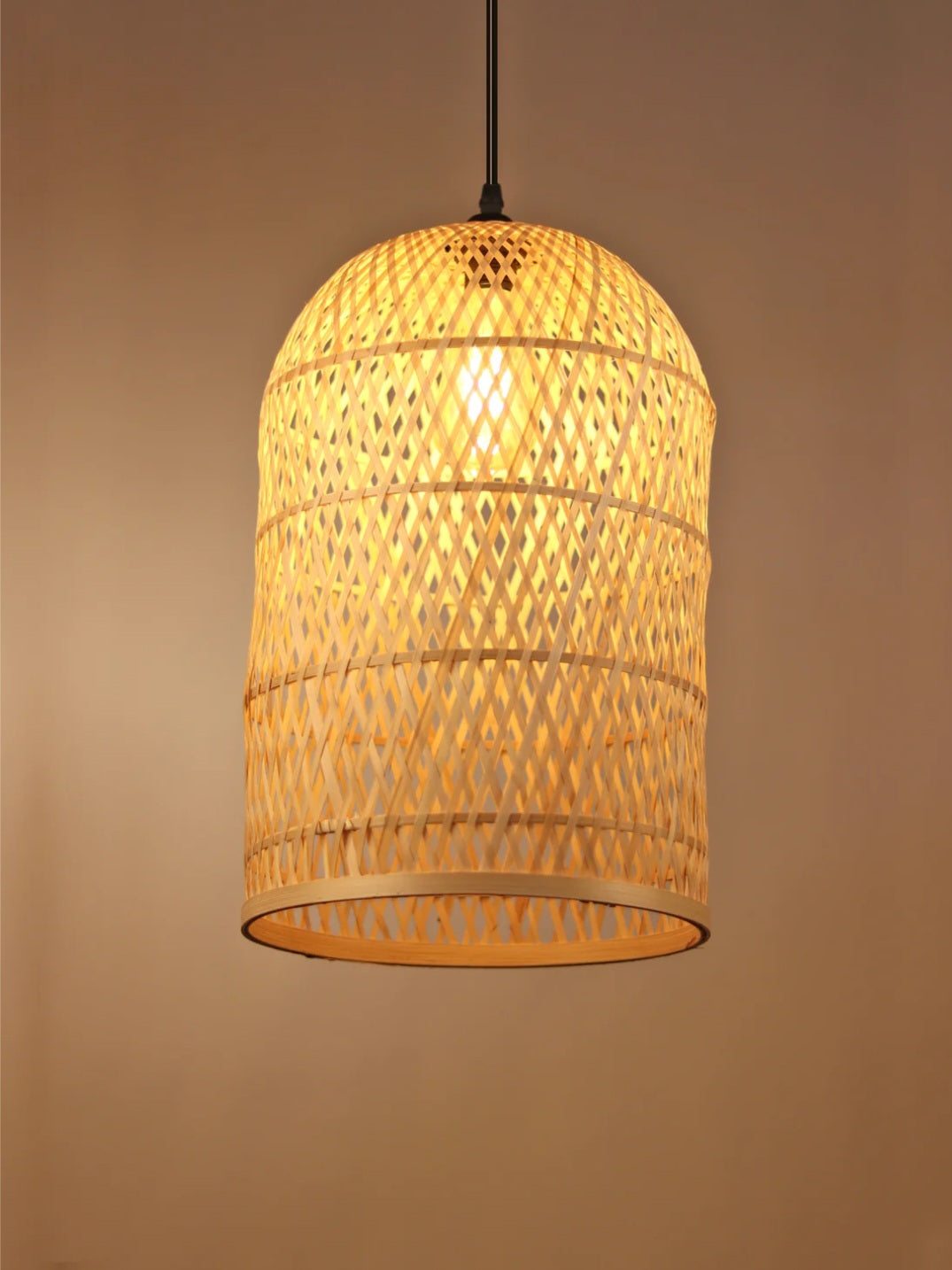 Baby bird nest-Bamboo lamp ,Woven Hanging Pendant Light, Natural/Bamboo Pendant Light for Home restaurants and offices