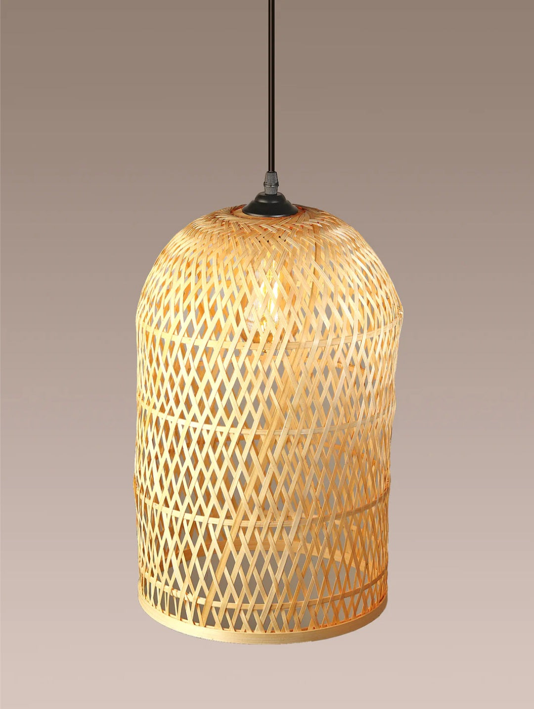 Baby bird nest-Bamboo lamp ,Woven Hanging Pendant Light, Natural/Bamboo Pendant Light for Home restaurants and offices