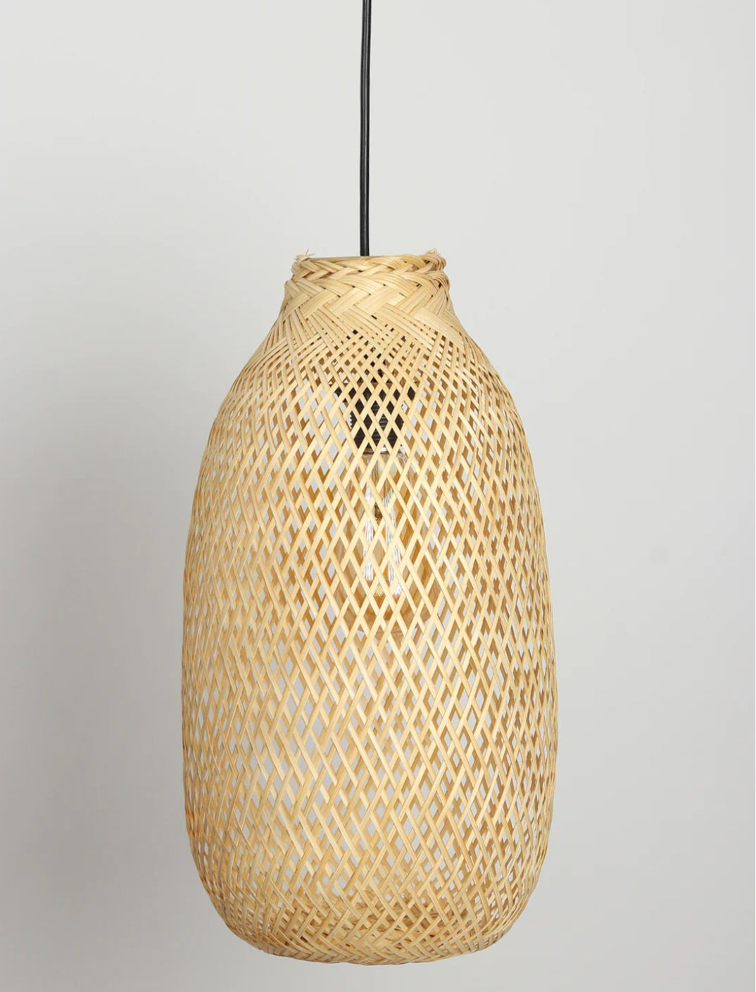 Bottle of Ecstasy- Bamboo lamp unique Woven Hanging Pendant Light, Natural/Bamboo Pendant Light for Home restaurants and offices.