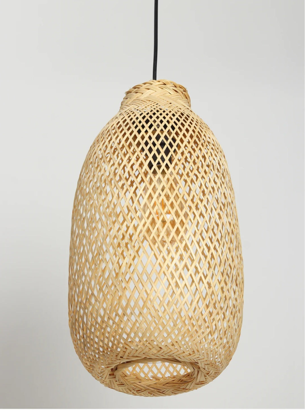 Bottle of Ecstasy- Bamboo lamp unique Woven Hanging Pendant Light, Natural/Bamboo Pendant Light for Home restaurants and offices.