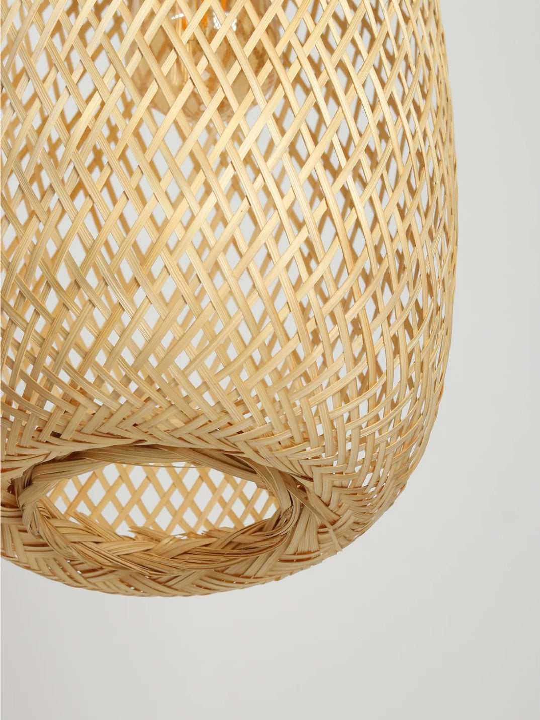 Bottle of Ecstasy- Bamboo lamp unique Woven Hanging Pendant Light, Natural/Bamboo Pendant Light for Home restaurants and offices.