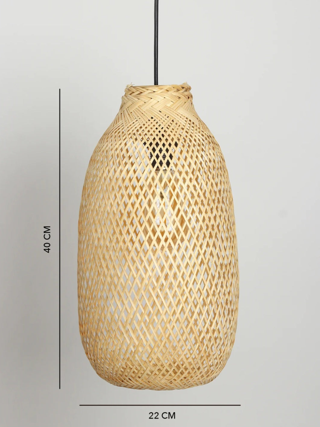 Bottle of Ecstasy- Bamboo lamp unique Woven Hanging Pendant Light, Natural/Bamboo Pendant Light for Home restaurants and offices.