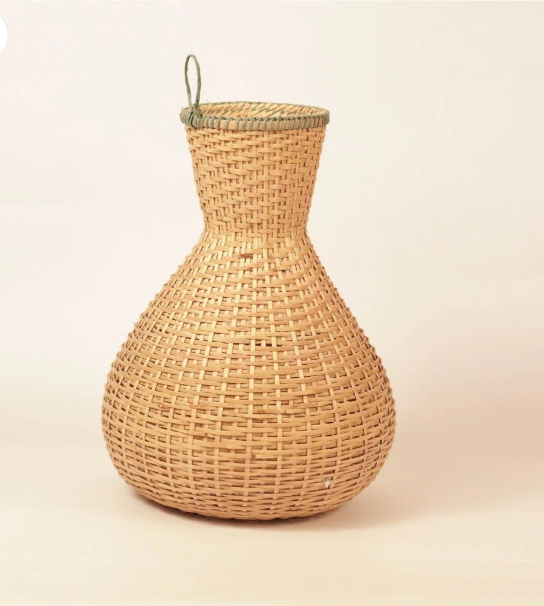 Bamboo Pot Flower Vase-These bamboo vases are central to any neutral minimalist design room. These are hand woven with bamboo strips.