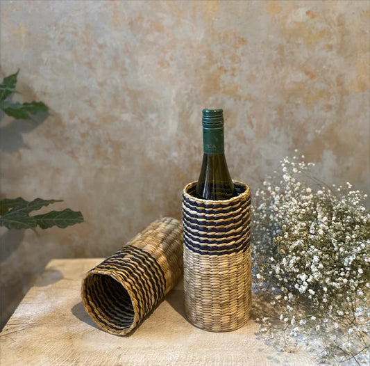 Sea grass/kaona grass Wine bottle holder