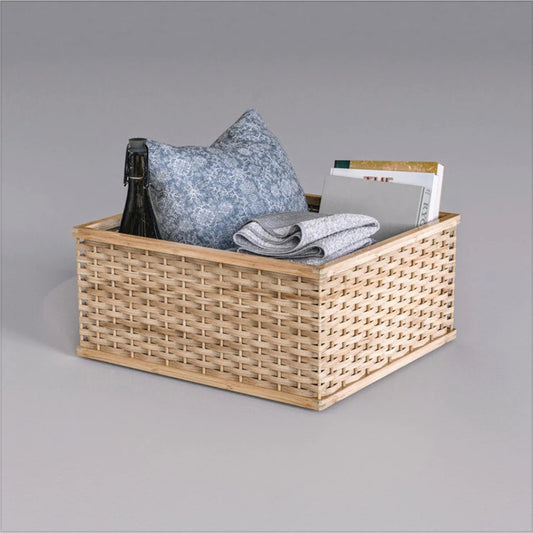 Stackable Bamboo Box organizer