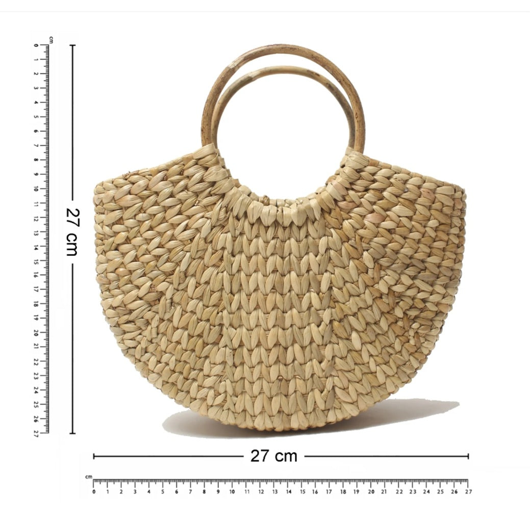 Crescent Bag U-shape Sea grass/kaona Grass