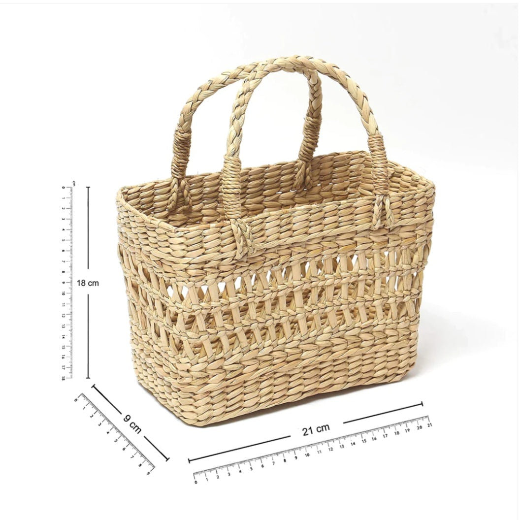 Sea grass/kaona grass shopping Bag/Basket -medium size