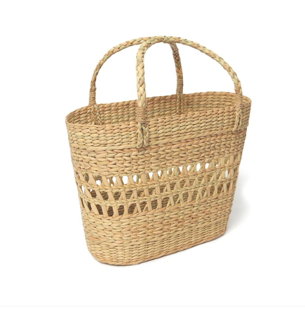 Kaona Grass Shopping jali Basket