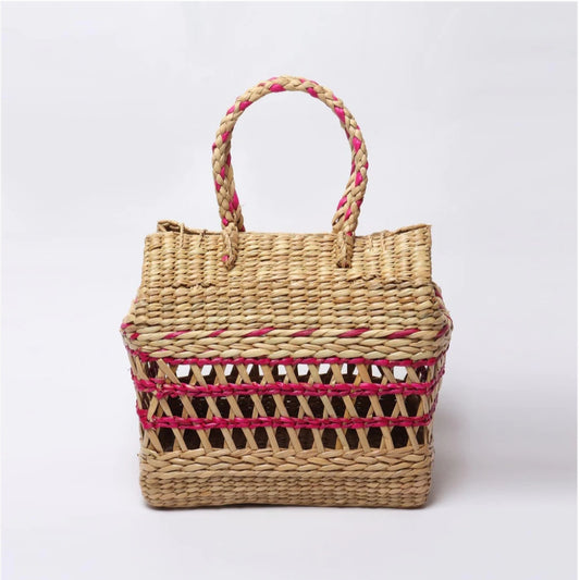 Sea grass kaona grass picnic/lunch basket