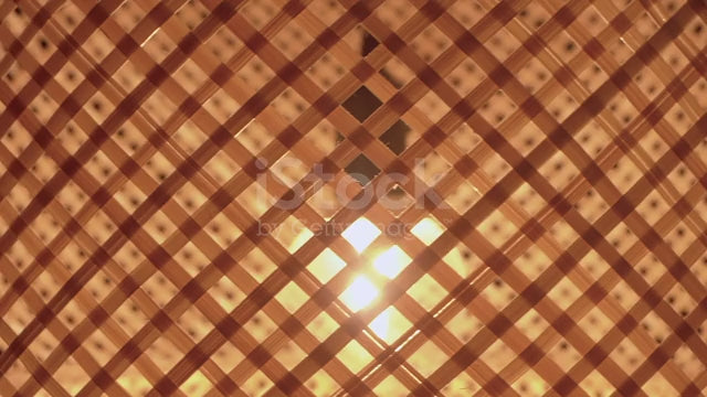 Load video: bamboo hangigng lamp is spinning around